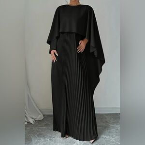 Brand New-XL Black Bat Wing Dress